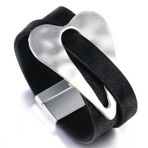Boho Bracelet • Black Leather